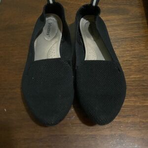Velites Black Slip-On Shoes